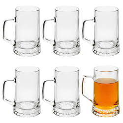 Bormioli Rocco 500ml Beer Glass Stein Tankard Mug - 6