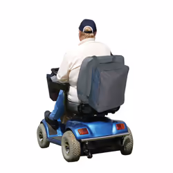 Black Mobility Scooter Storage Bag - Fits Most Scooters - One Large Compartment