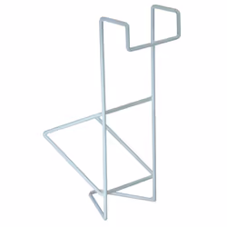 Portable Urinal Hanging Holder - Fits Edge of Bed or Bed Rail - Plastic Coated