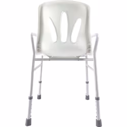 Height Adjustable Bathroom Shower Chair 820mm to 920mm - Built in Drainage Holes