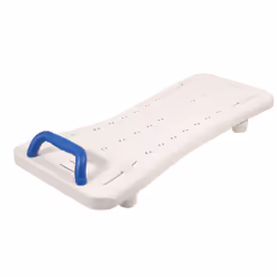 Width Adjustable Plastic Bath Board - Integral Handle - Easy Drain Soap Dish