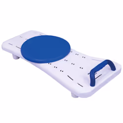 Width Adjustable Plastic Bath Board - Integrated Handle - Easy Drain Soap Dish