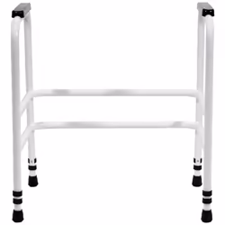 Height Adjustable Bariatric Toilet Frame - Free Standing - 254kg Weight Limit