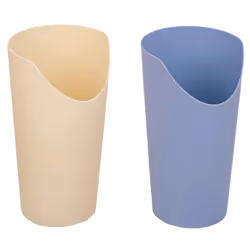 Drink Cup with Nose Cut Out - No Head Tilt Disability Drinking Cup Aid