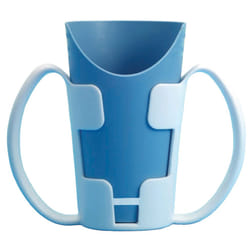 Dual Handled Cup Holder - Two Large Handles for Better Control Cup Not Included