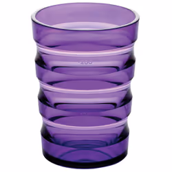 Ergonomically Designed Easy Grip Cup with Cap - Spill proof Nozzle - Purple