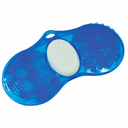 Bathroom Shower Foot Cleaner with Pumice - Anti Slip Base - Foot Toe Scrubber