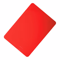 Red Silicone Anti Slip Table Mat - 350 x 250mm - Dishwasher Safe Dining Mat