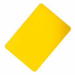 Yellow Silicone Anti Slip Table Mat - 350 x 250mm - Dishwasher Safe Dining Mat