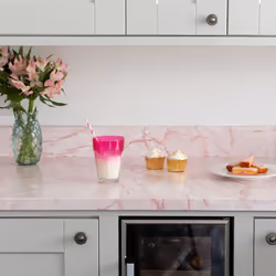 MARBLE PINK sticky back plastic vinyl wrap film (67.5cm x 2m)