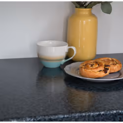 GRANITE BLACK sticky back plastic vinyl wrap film (67.5cm x 2m)