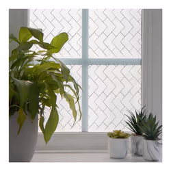 CHESTER premium static cling vinyl window privacy film (1.5m long) - 67.5cm