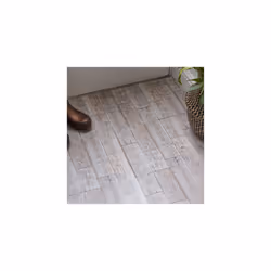 WASHED OAK PLANKS peel and stick vinyl floor tiles (30.48cm x 30.48cm) pack qty 11 tiles (1sqm)