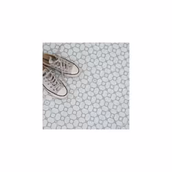 BLOOMY GRID peel and stick vinyl floor tiles (30.48cm x 30.48cm) pack qty 11 tiles (1sqm)