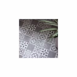 ORIENTAL TILES peel and stick vinyl floor tiles (30.48cm x 30.48cm) pack qty 11 tiles (1sqm)