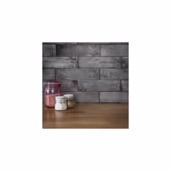 SLATE BRICKS ASMANT GREY premium 3D splashback tile wallpaper (67.5cm x 4m)