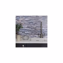 STONE WALL GREY 3D splashback tile wallpaper (67.5cm x 4m)