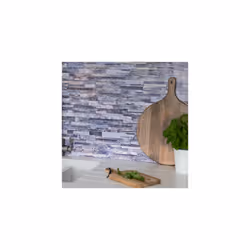 STONE WALL GREY 3D splashback tile wallpaper (67.5cm x 4m)