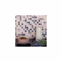 CARRARA MOSAIC NATURAL 3D splashback tile wallpaper (67.5cm x 4m)