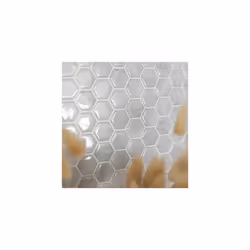 HEXAGON MARBLE GREY 3D epoxy tile stickers (25.4cm x 25.4cm)