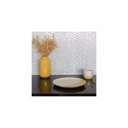 HEXAGON MARBLE GREY 3D epoxy tile stickers (25.4cm x 25.4cm)