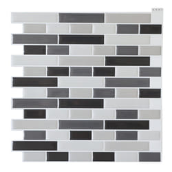 SMOKED GLASS 3D epoxy tile stickers (25.4cm x 25.4cm)