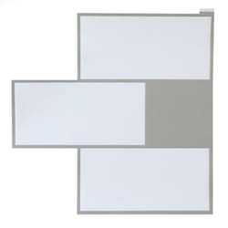 SUBWAY WHITE 3D epoxy tile stickers (25.4cm x 25.4cm)