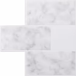 SUBWAY CARRARA 3D epoxy tile stickers (25.4cm x 25.4cm)