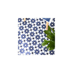 ZELLIGE peel and stick vinyl floor tiles (30.48cm x 30.48cm) pack qty 10 tiles (0.93sqm)