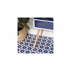 ZELLIGE peel and stick vinyl floor tiles (30.48cm x 30.48cm) pack qty 10 tiles (0.93sqm)