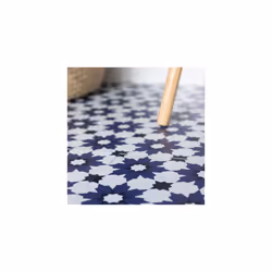 ZELLIGE peel and stick vinyl floor tiles (30.48cm x 30.48cm) pack qty 10 tiles (0.93sqm)