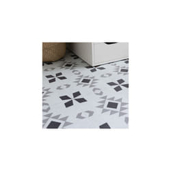 ETHNO peel and stick vinyl floor tiles (30.48cm x 30.48cm) pack qty 11 tiles (1sqm)