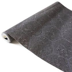 DARK HEXAGON 3D splashback tile wallpaper (67.5CM X 4M)