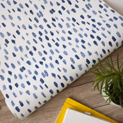 nu wallpaper BINDU BLUE peel & stick wallpaper (52.07cm x 5.49m)
