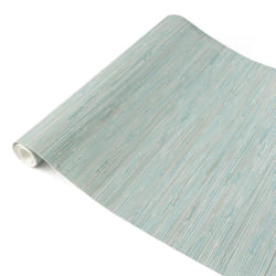 nu wallpaper TIBETAN GRASSCLOTH TEAL peel & stick wallpaper