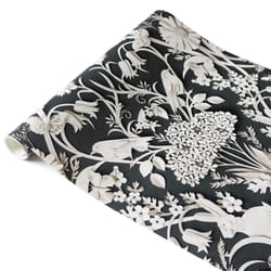nu wallpaper ELOISE CHARCOAL peel & stick wallpaper (52.07cm x 5.49m)