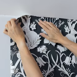 nu wallpaper ELOISE CHARCOAL peel & stick wallpaper (52.07cm x 5.49m)