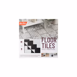 VICTORIAN TILES peel and stick vinyl floor tiles (30.48cm x 30.48cm) pack qty 11 tiles (1sqm)