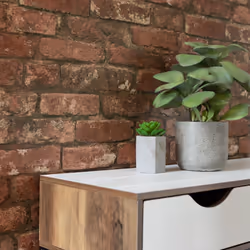 nu wallpaper WEST END BRICK peel & stick wallpaper (52.07cm x 5.49m)