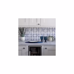 CUBIA BLUE Self-adhesive Wall Tiles (6 tiles)