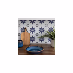 ALIA BLUE Self-adhesive Wall Tiles (6 tiles)