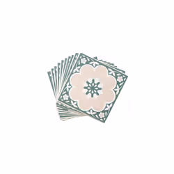 DAPHNE PINK peel and stick vinyl floor tiles