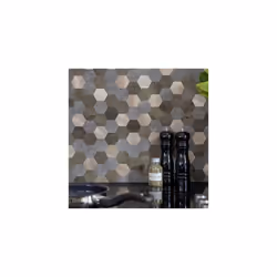 dc fix METAL AND STONE HEXAGONS Self-adhesive Premium Wall Tiles (1 tile)