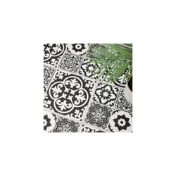 Floor Pops Peel and Stick Vinyl Floor Tiles VALENCIA CHARCOAL  - Pack Of 6 Tiles (1.12sqm)