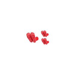 Self-Heating Therapy Massage Socks - Red - 3 pairs