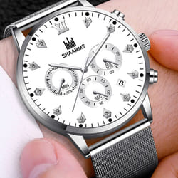 Unisex Metal Watch - White