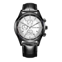 Casual Steel Quartz Wrist Watch - White
