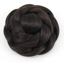 Clip-in Hair Extension Bun - 233darkbrownclipinbun
