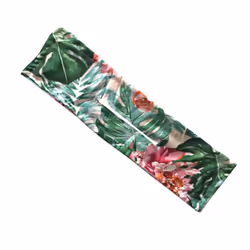 French Twist Hair Bun Maker - Green Flower