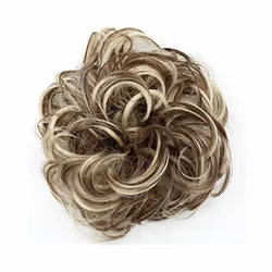 Messy Bun Scrunchie Hair Extension - Brown and Blonde